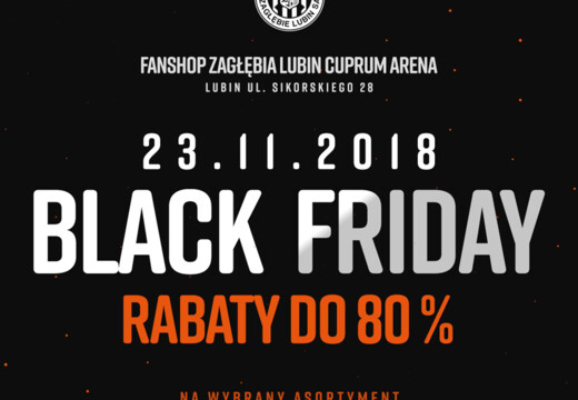 "Black Friday" w FanShopie Zagłębia Lubin! 