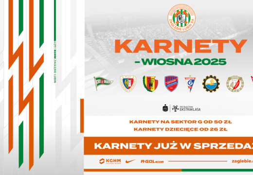 Karnety Wiosna 2025 już w sprzedaży!