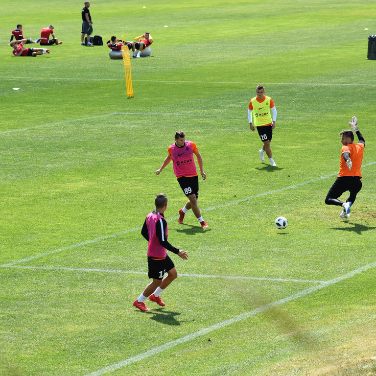 2018.07.06 Trening strzelecki i stałe fragmenty w Gniewinie - dzień II | FOTO