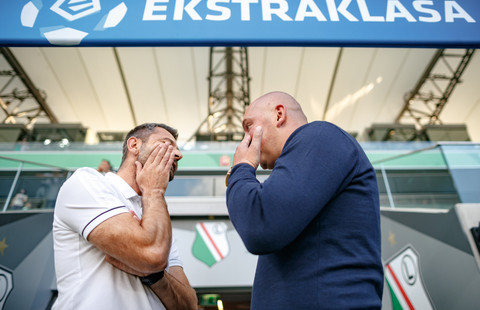 Mariusz Lewandowski i Dean Klafurić po meczu | #LEGZAG