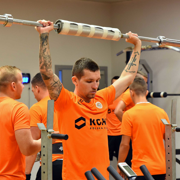 2018.08.22 Poranny trening w siłowni