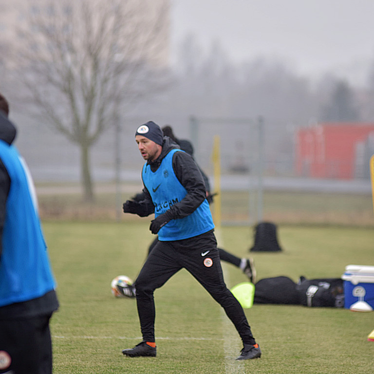 2019.02.13 Trening przed meczem z Miedzią Legnica