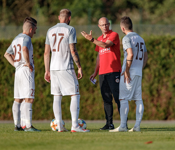 Trener Ben van Dael po sparingu z Widzewem