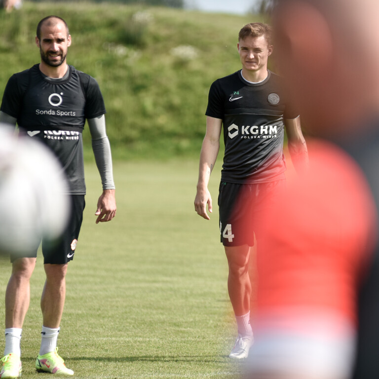 Trening KGHM Zagłębia przed meczem z Piastem Gliwice