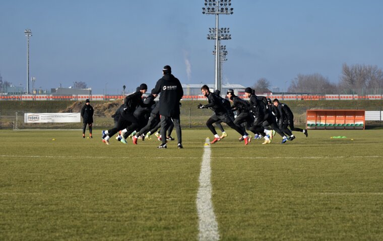 Trening Miedziowych na zdjęciach