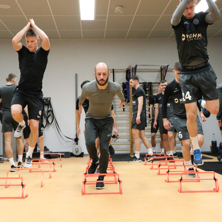 Trening Miedziowych na siłowni | FOTO